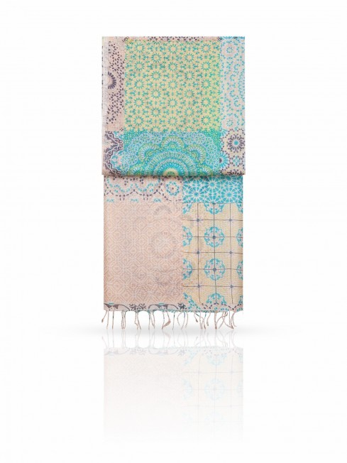 Палантин Женский S30-EURO.TILE/WHITE